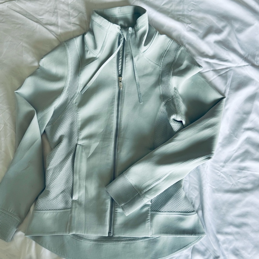 lululemon athletica Light Blue Gray Jacket